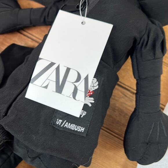 Zara Disney backpack Ambush Minnie Mouse black cotton limited edition New NWT - Picture 5 of 6